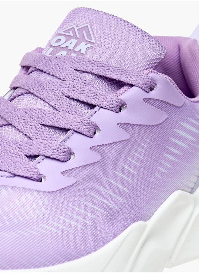 Women Printed Shoes with Lace-Up Closure