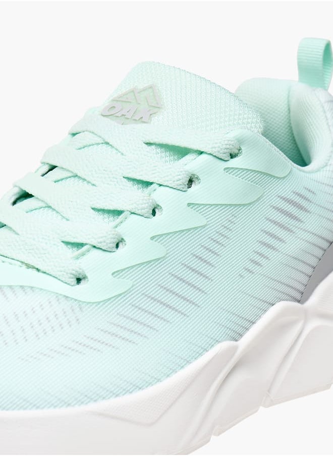 Women Printed Shoes with Lace-Up Closure
