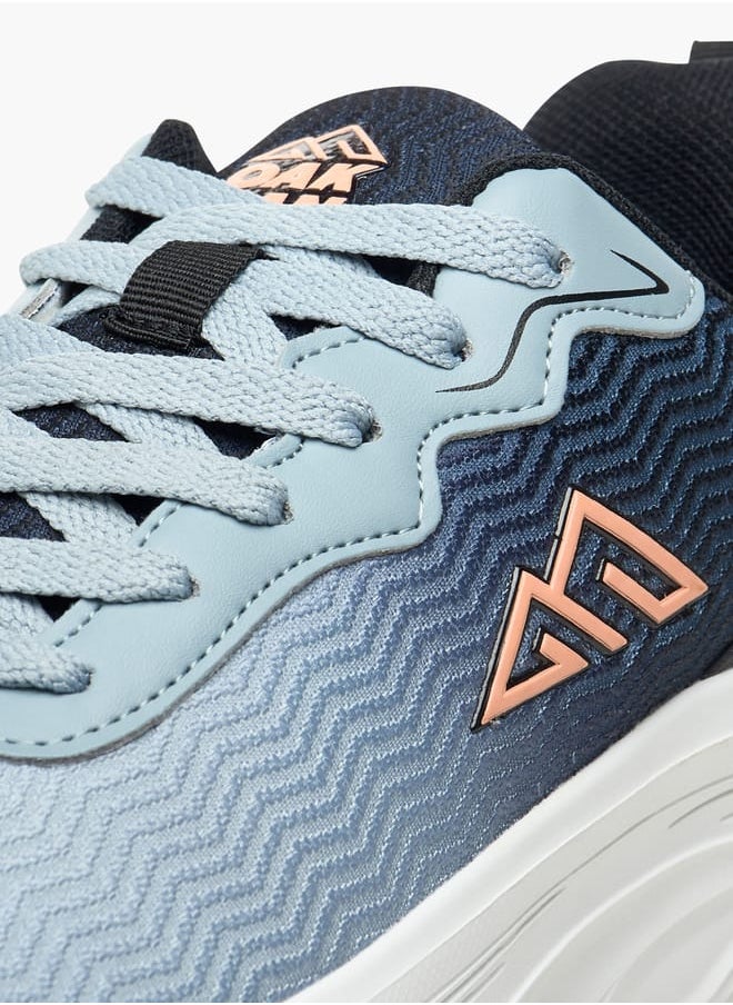 Women Ombre Shoes with Lace-Up Closure