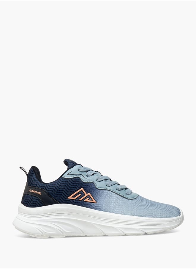 Women Ombre Shoes with Lace-Up Closure