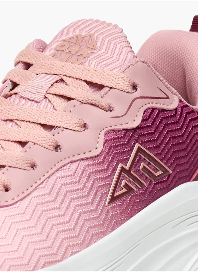 Women Ombre Shoes with Lace-Up Closure