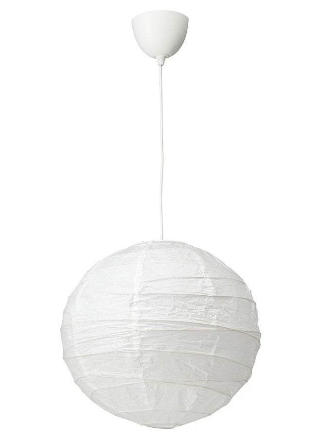 REGOLIT / HEMMA Pendant lamp, white, 45 cm