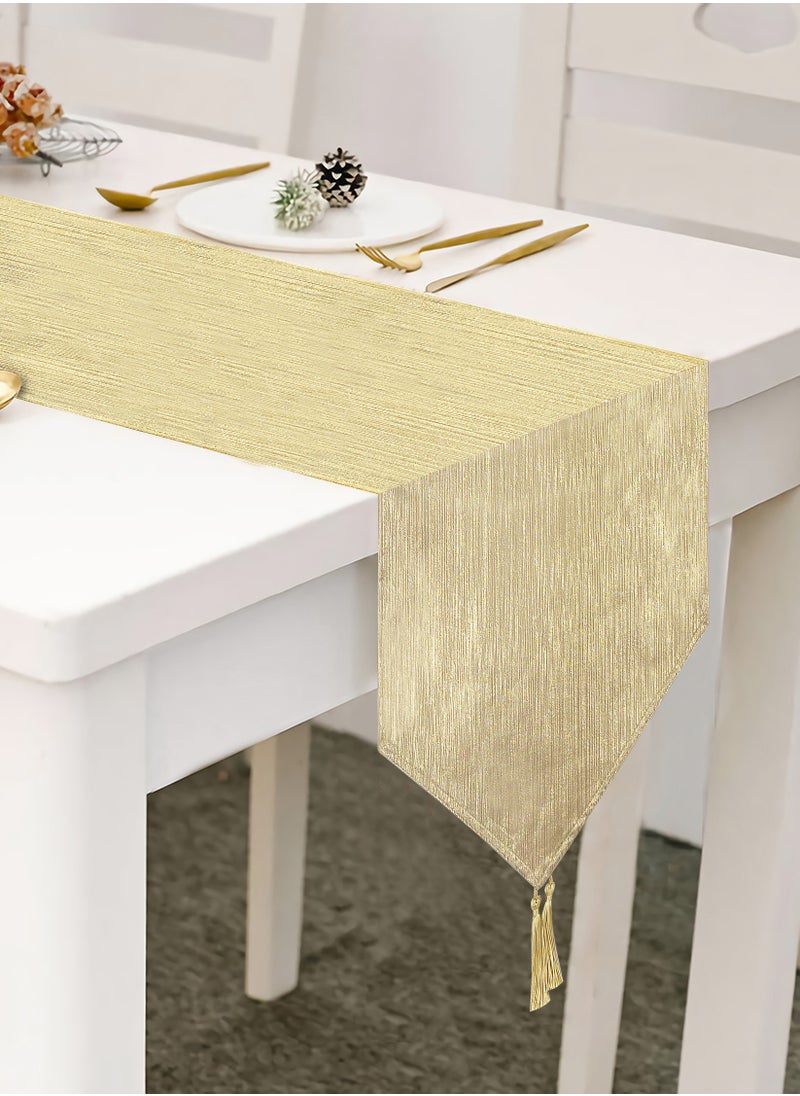 Christmas Table Runner Gold 32x180cm