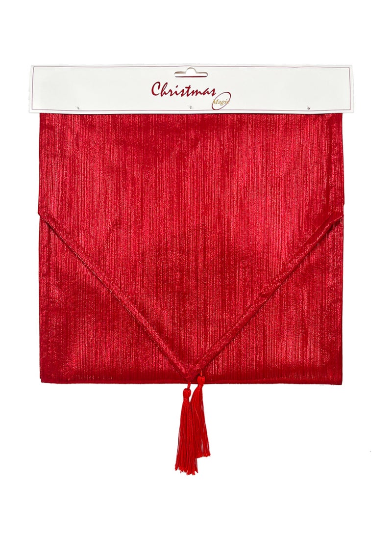 Christmas Table Runner Red 32x180cm