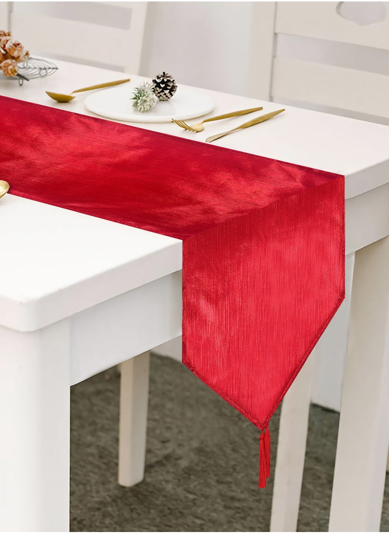 Christmas Table Runner Red 32x180cm