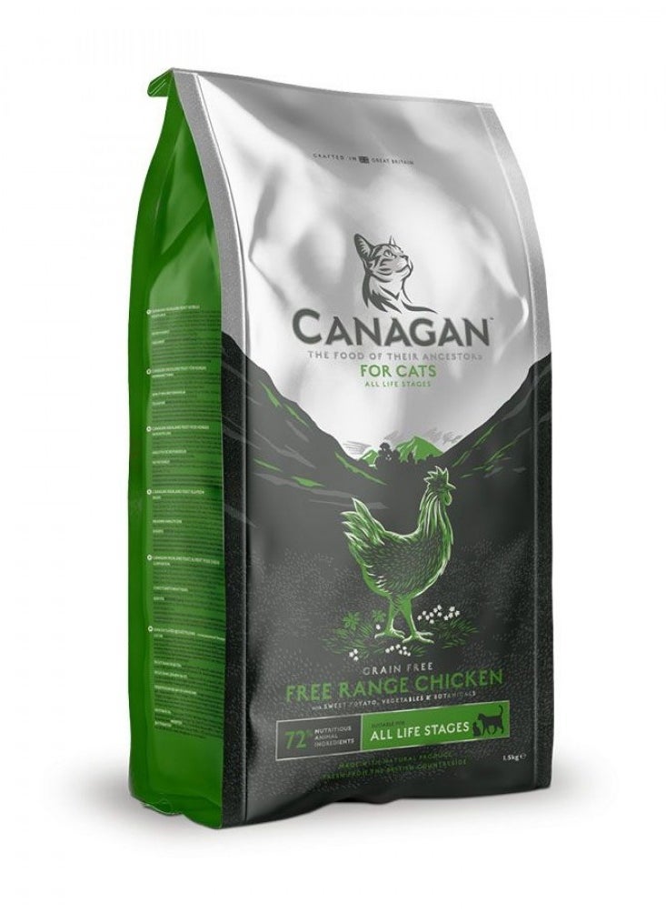 Canagan, Free Range Chicken, Dry Cat Food - 4KG