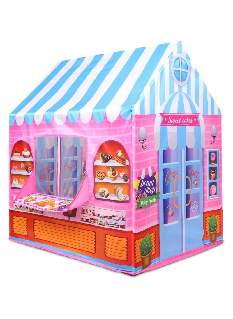 Candy Castle Playhouse for Kids Tent for 2-6 Year Old Children (Multicolor)