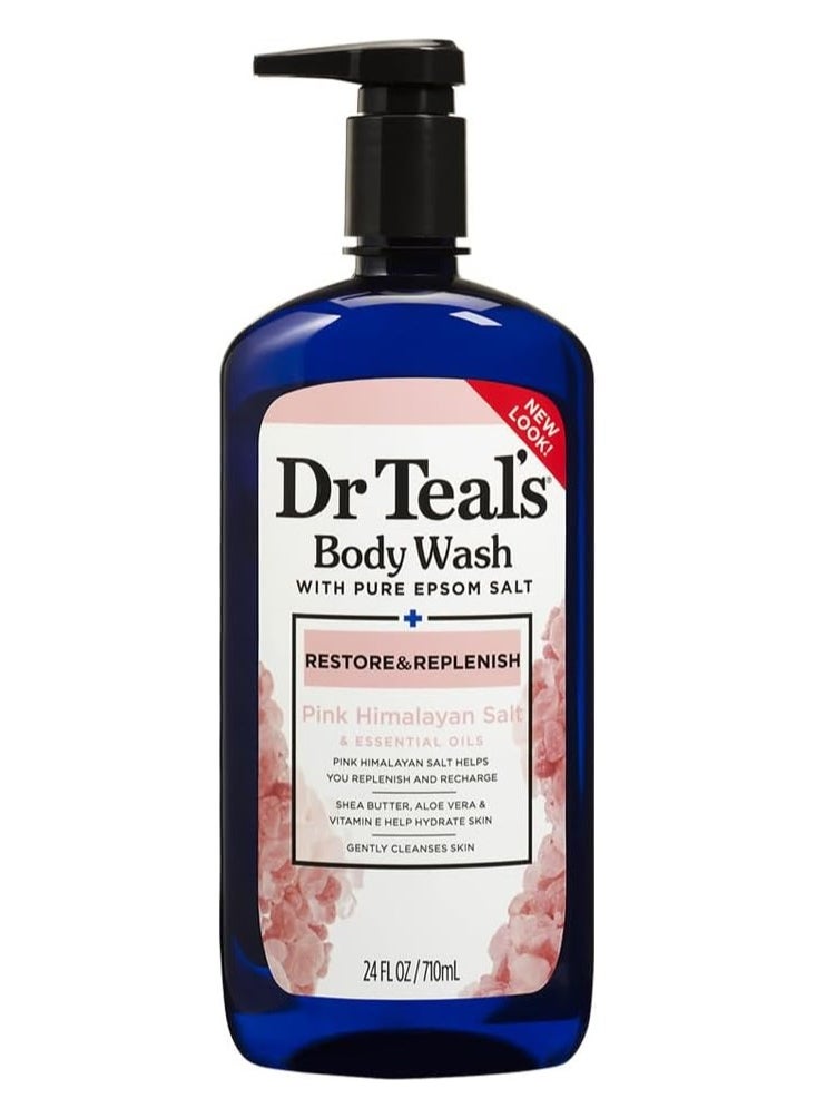 Epsom Salt Body Wash Pink Himalayan 710ML