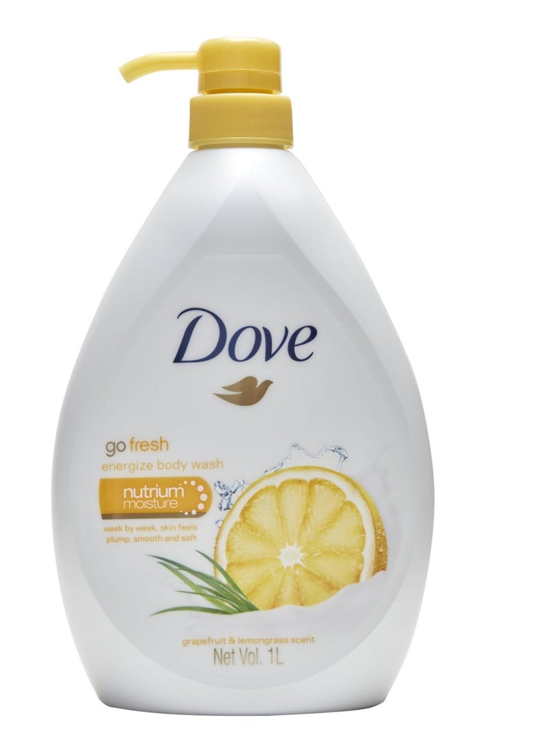 Body Wash With Grapefruit and Lemongrass Scent 1000ml