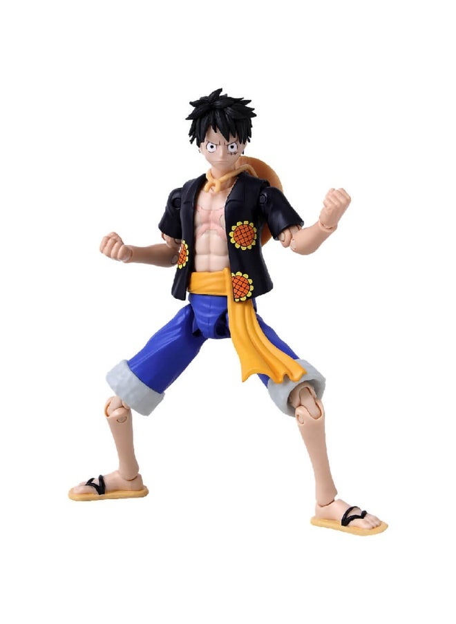 Bandai Anime Heroes One Piece Monkey D. Luffy Dress Rosa Action Figure (16.5 cm)