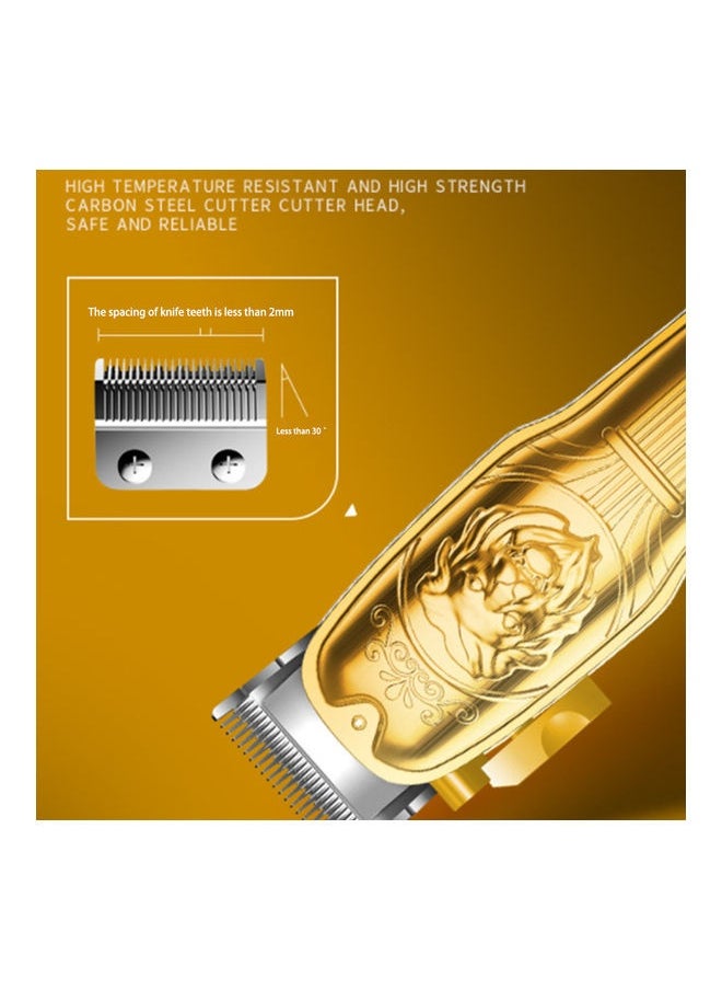 Electric Cordless Hair Trimmer Gold 5 x 20cm