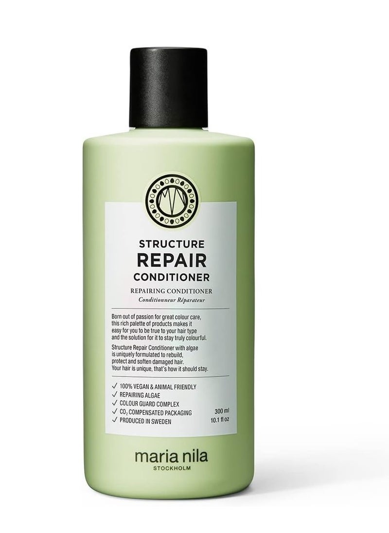 Structure Repair For Damaged and Chemically Treated Hair Algae Extract Rebuilds and Moisturizes 100 Vegan and Sulfate Paraben free