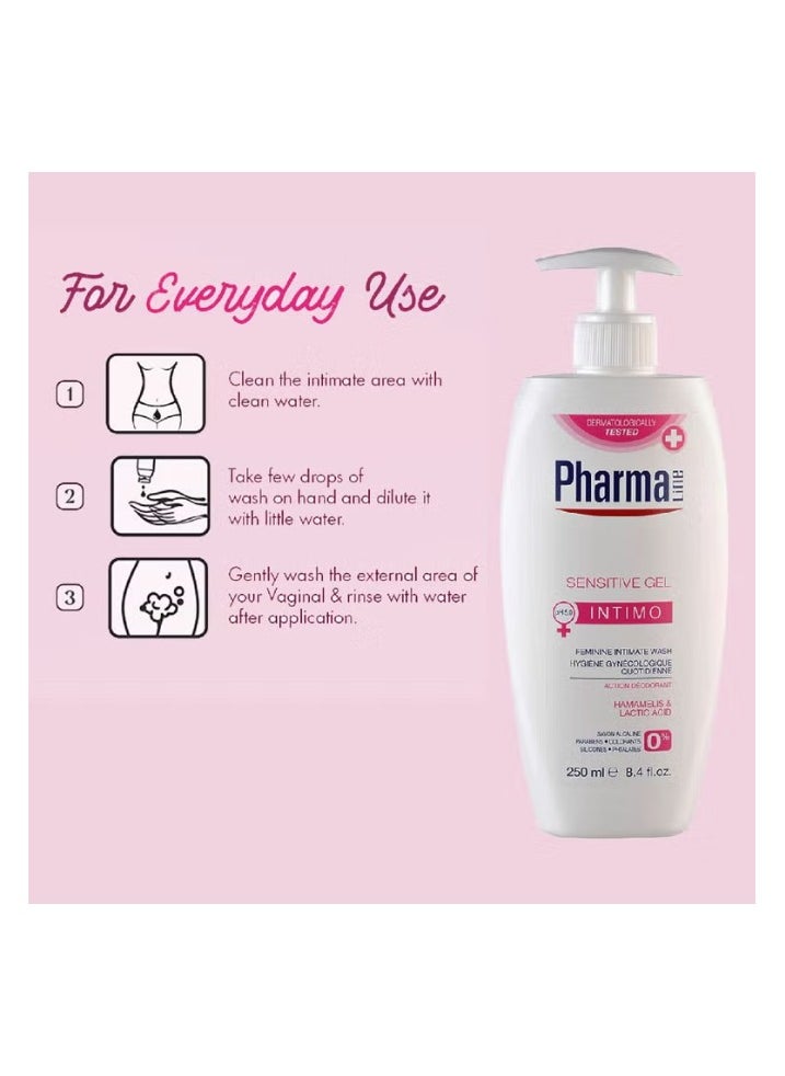 Pharmaline Sensitive Feminine Intimate Wash 250ml