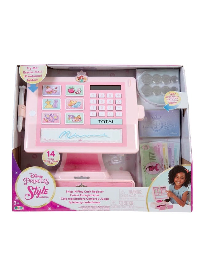 Princess Style Collection Shop N Play Cash Register Set