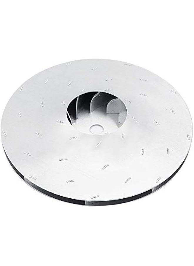 Vacuum Cleaner Replacement Accessories, Rotating Fan Blades, Impeller Rotating Fan Impeller, Fan Blade Replacement Accessory for Vacuum(125mm), Household Aluminum Vacuum Cleaner Motor