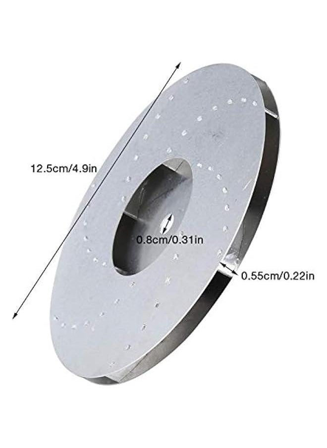 Vacuum Cleaner Replacement Accessories, Rotating Fan Blades, Impeller Rotating Fan Impeller, Fan Blade Replacement Accessory for Vacuum(125mm), Household Aluminum Vacuum Cleaner Motor