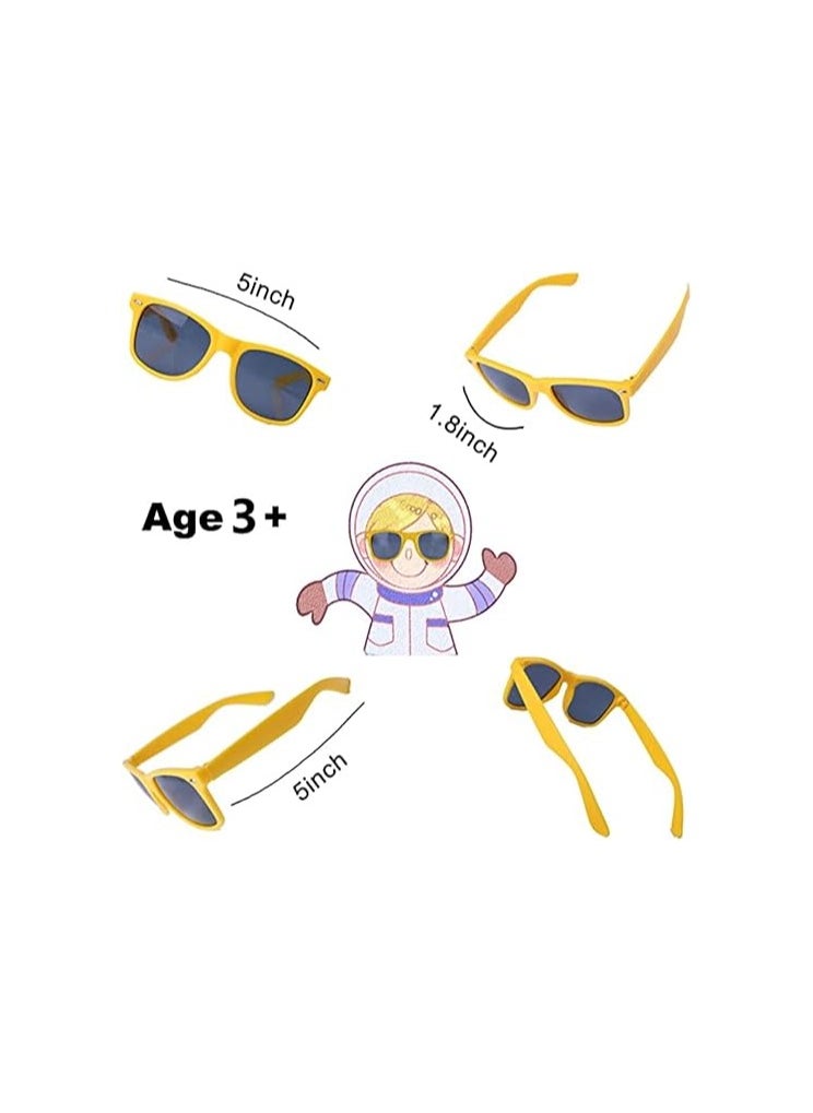 12Pcs Kids Sunglasses Bulk – Party Favors for Kids Birthday Return Gifts | UV Protection, Pinata Filler, Stocking Fillers, Goodie Bag Toys for Girls & Boys