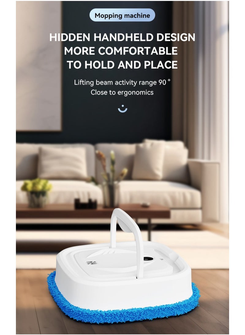 Dry and wet dual robot automatic charging, cleaning, and humidification mop black