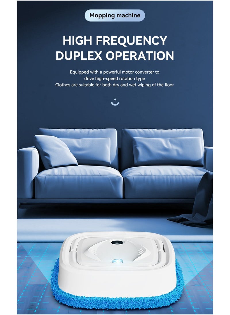 Dry and wet dual robot automatic charging, cleaning, and humidification mop black