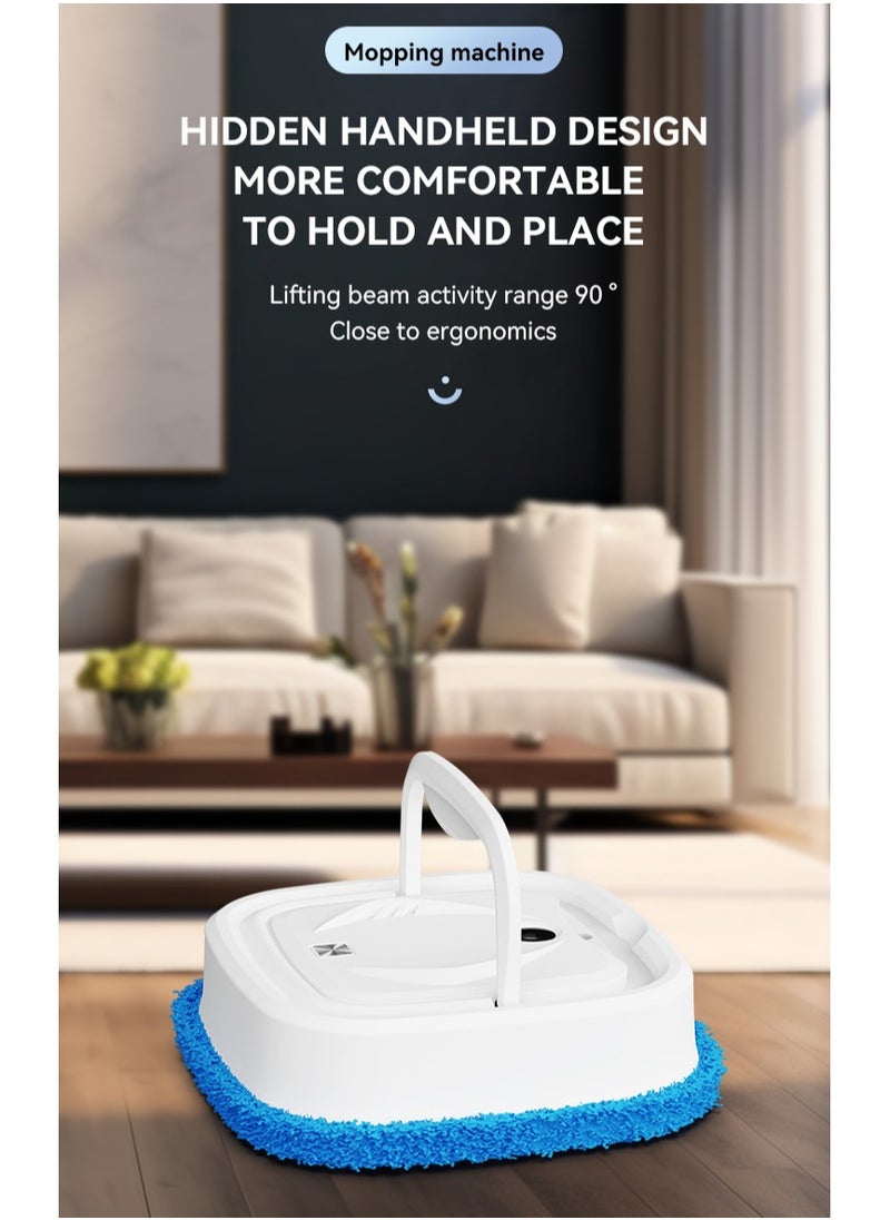 Dry and wet dual robot automatic charging, cleaning, and humidification mop black