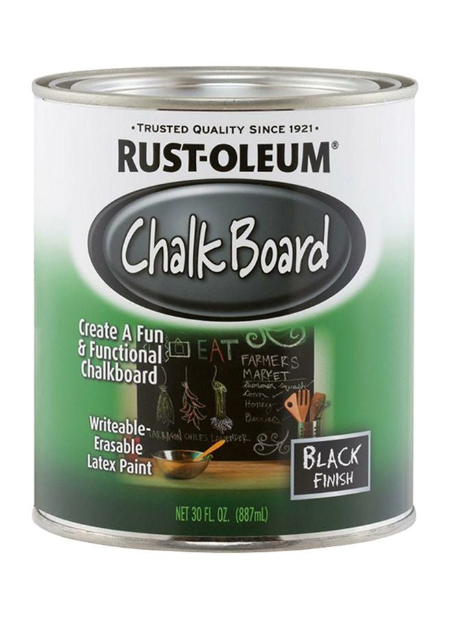 Chalkboard Latex Paint Black