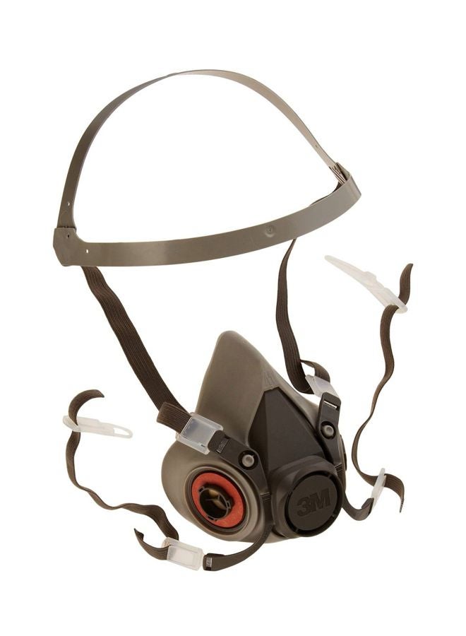 Half Facepiece Reusable Respirator Grey/Orange/White