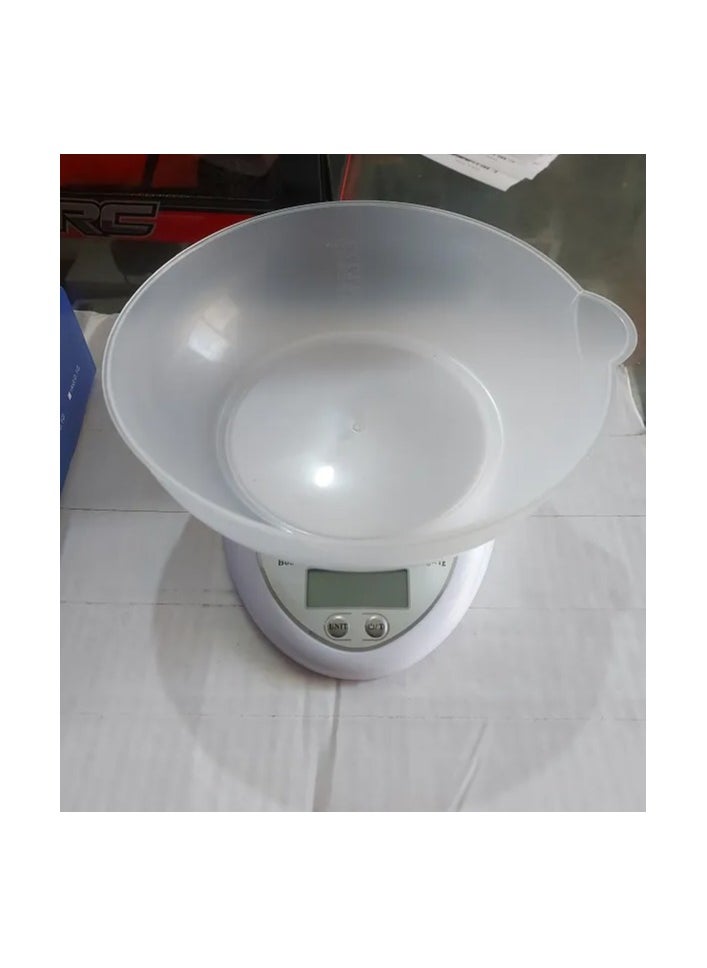 Digital Kitchen Weight Scale 5kg – Portable Food Scale with LCD Display, Precision Measurement for Baking, Cooking, and Dieting, Compact and Battery Operated