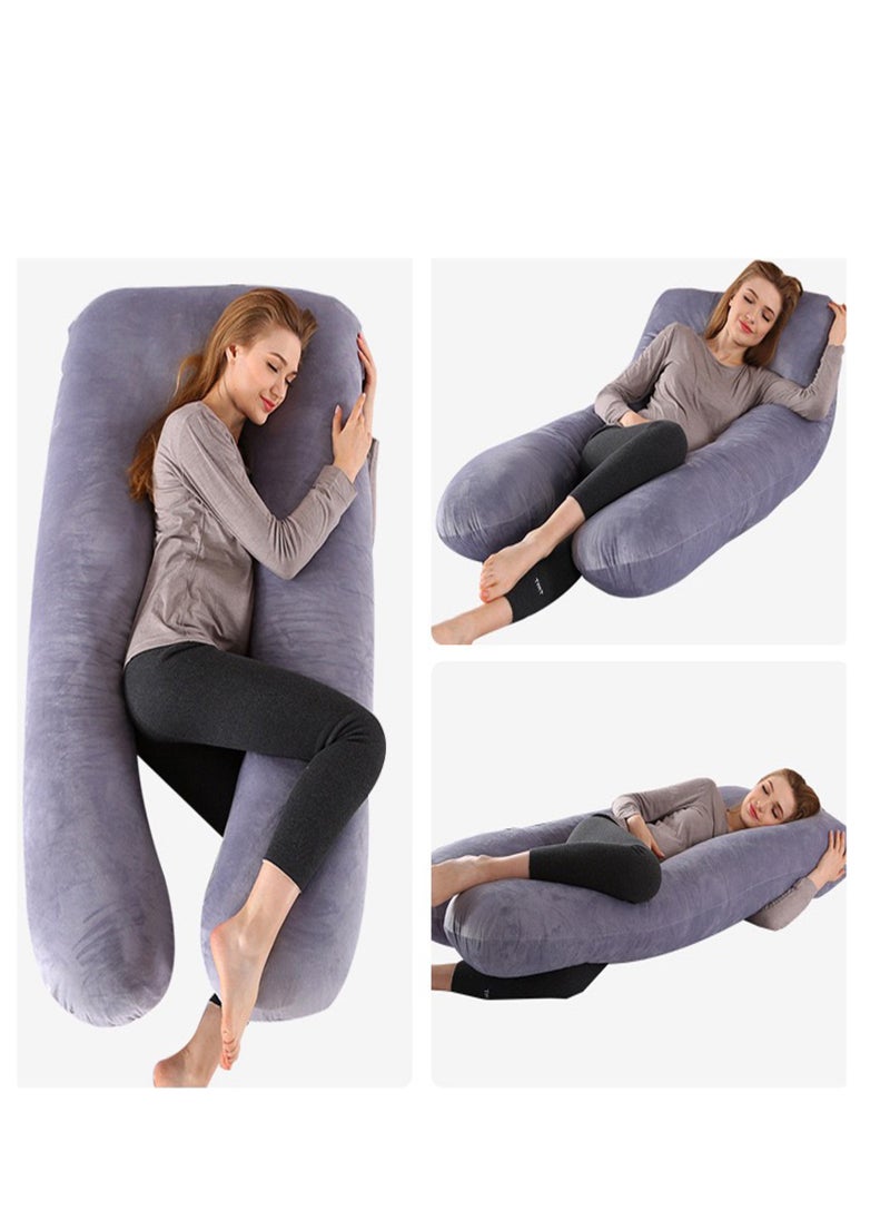 U-Shaped Maternity Pillow, Comfortable and Breathable Pregnant Pillow, Support for Abdomen, Legs