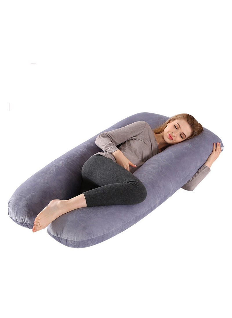 U-Shaped Maternity Pillow, Comfortable and Breathable Pregnant Pillow, Support for Abdomen, Legs