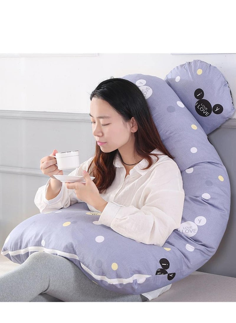 U-Shaped Maternity Pillow, Comfortable and Breathable Pregnant Pillow, Support for Abdomen, Legs