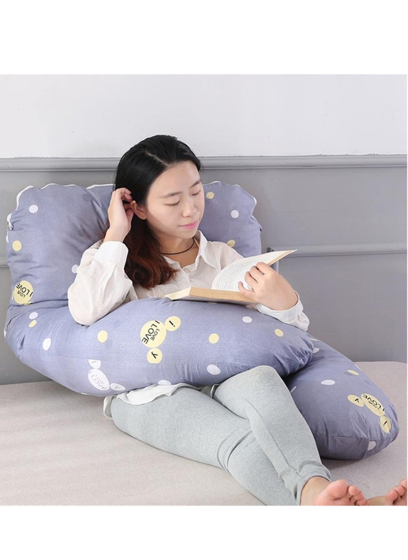 U-Shaped Maternity Pillow, Comfortable and Breathable Pregnant Pillow, Support for Abdomen, Legs