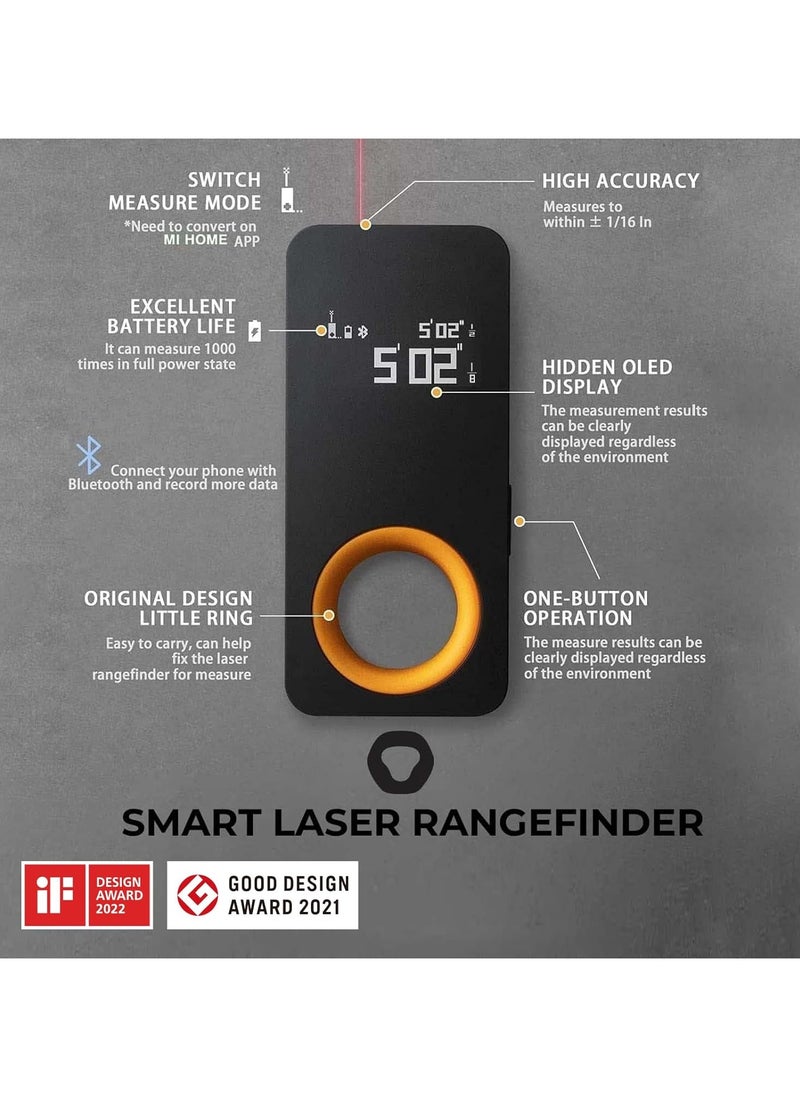 HOTO iRing Laser Tape Measure with Bluetooth