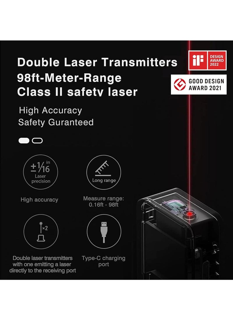 HOTO iRing Laser Tape Measure with Bluetooth