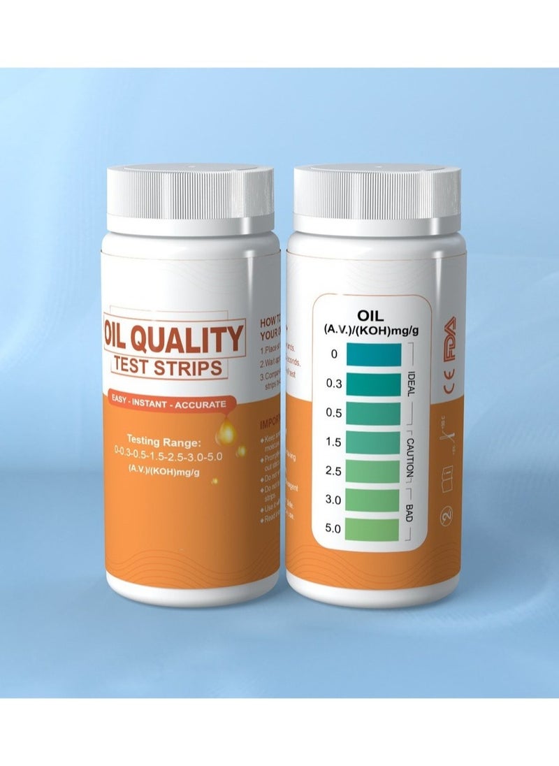 Oil Quality Test Strips 100 Pcs Box