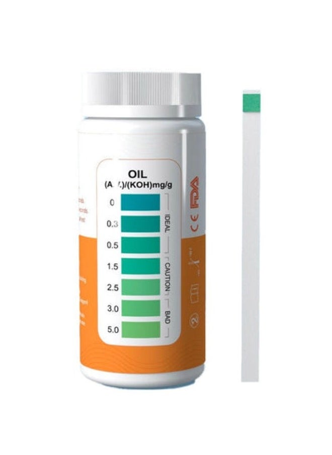 Oil Quality Test Strips 100 Pcs Box