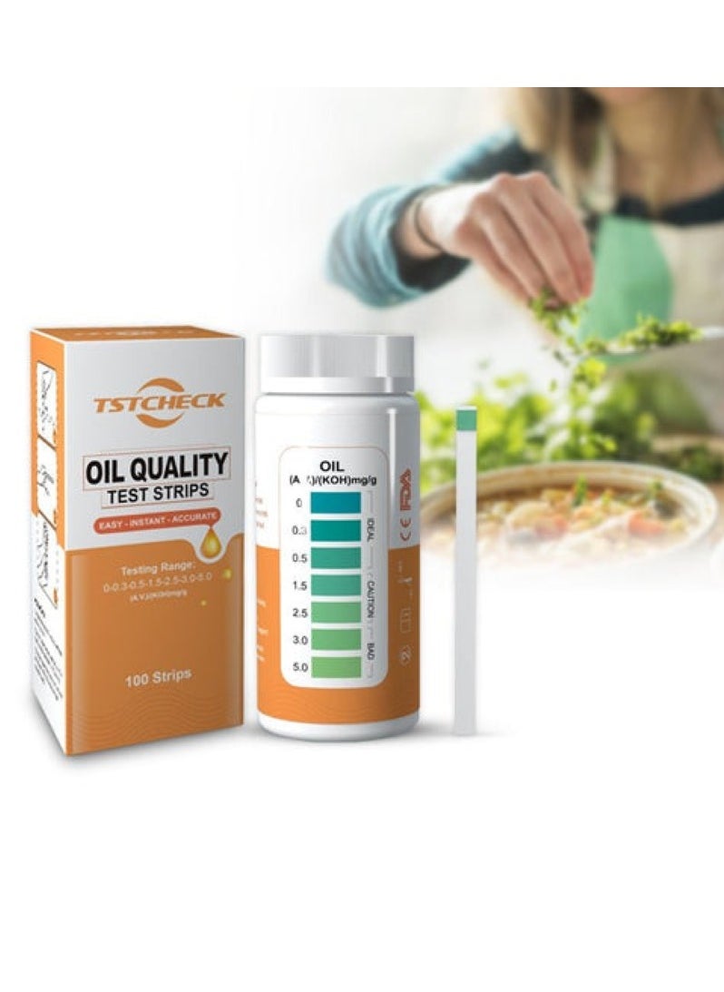 Oil Quality Test Strips 100 Pcs Box
