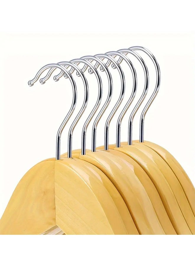 Pack of 20 Suit and Pants Rack with Shoulder Notches Hangers