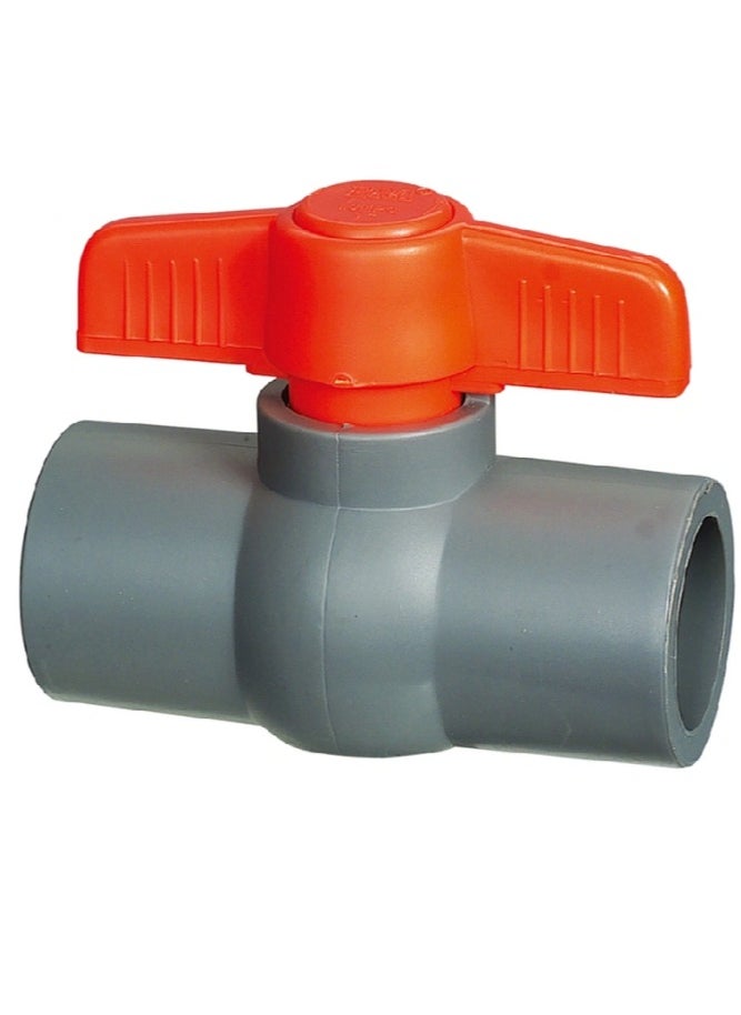 Durable PVC Compact Ball Valve - Sizes 1/2