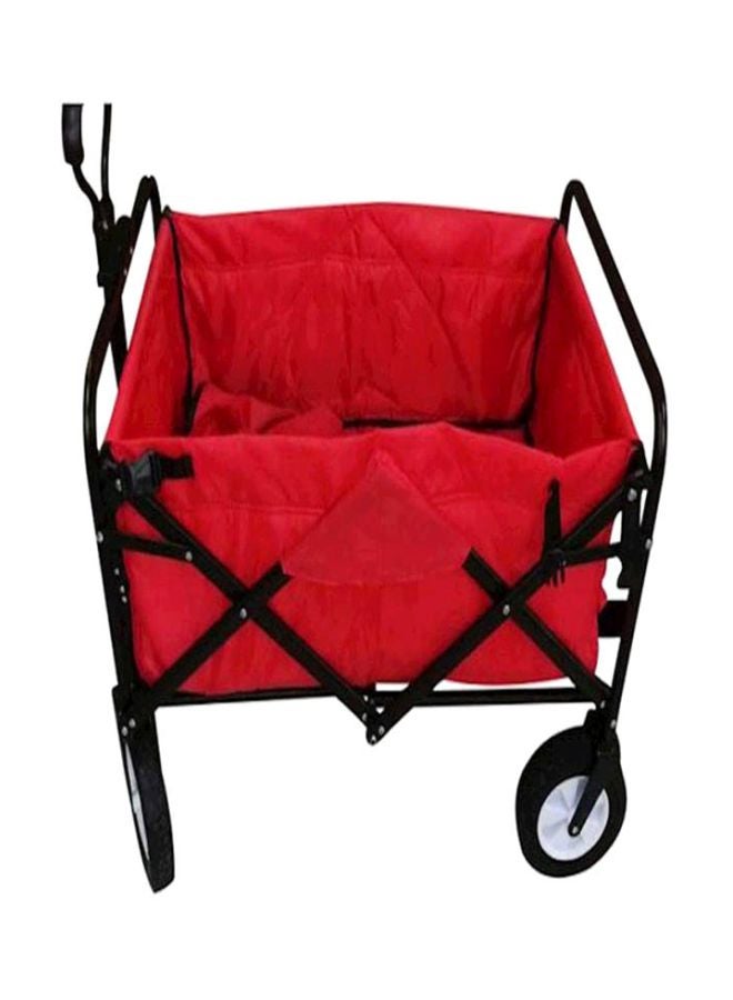 Folding Shopping Cart Red