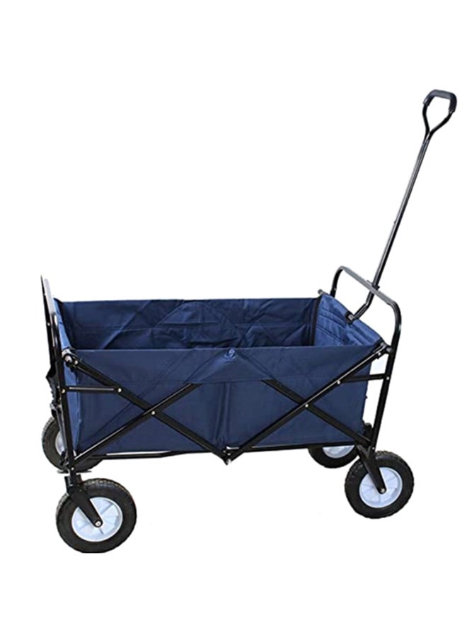 Foldable Heavy Duty Garden Cart Blue/Black