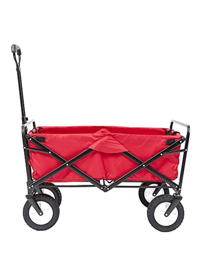 Portable Garden Cart Red/Black/White