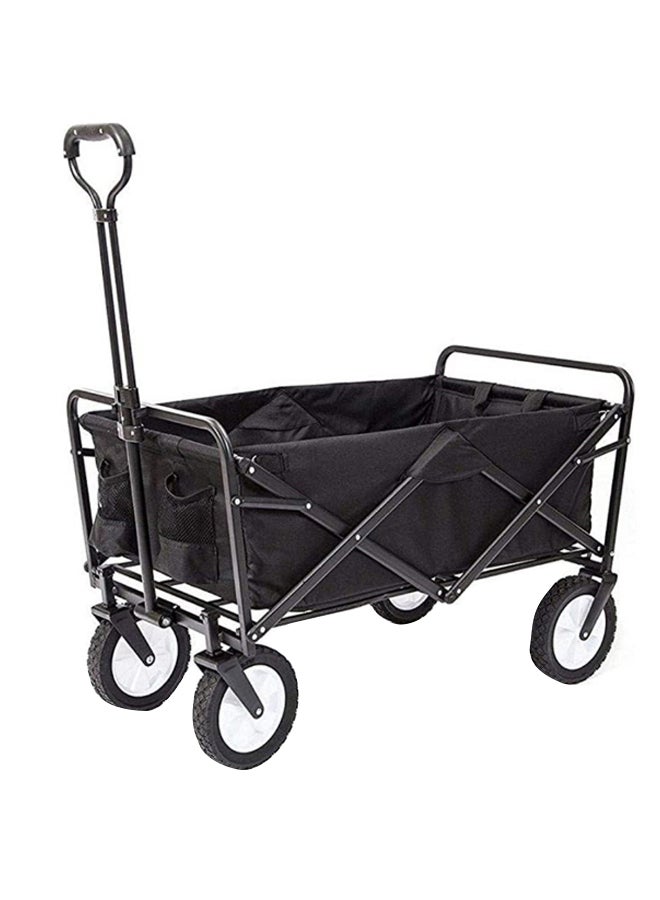 Foldable Heavy Duty Garden Cart Black