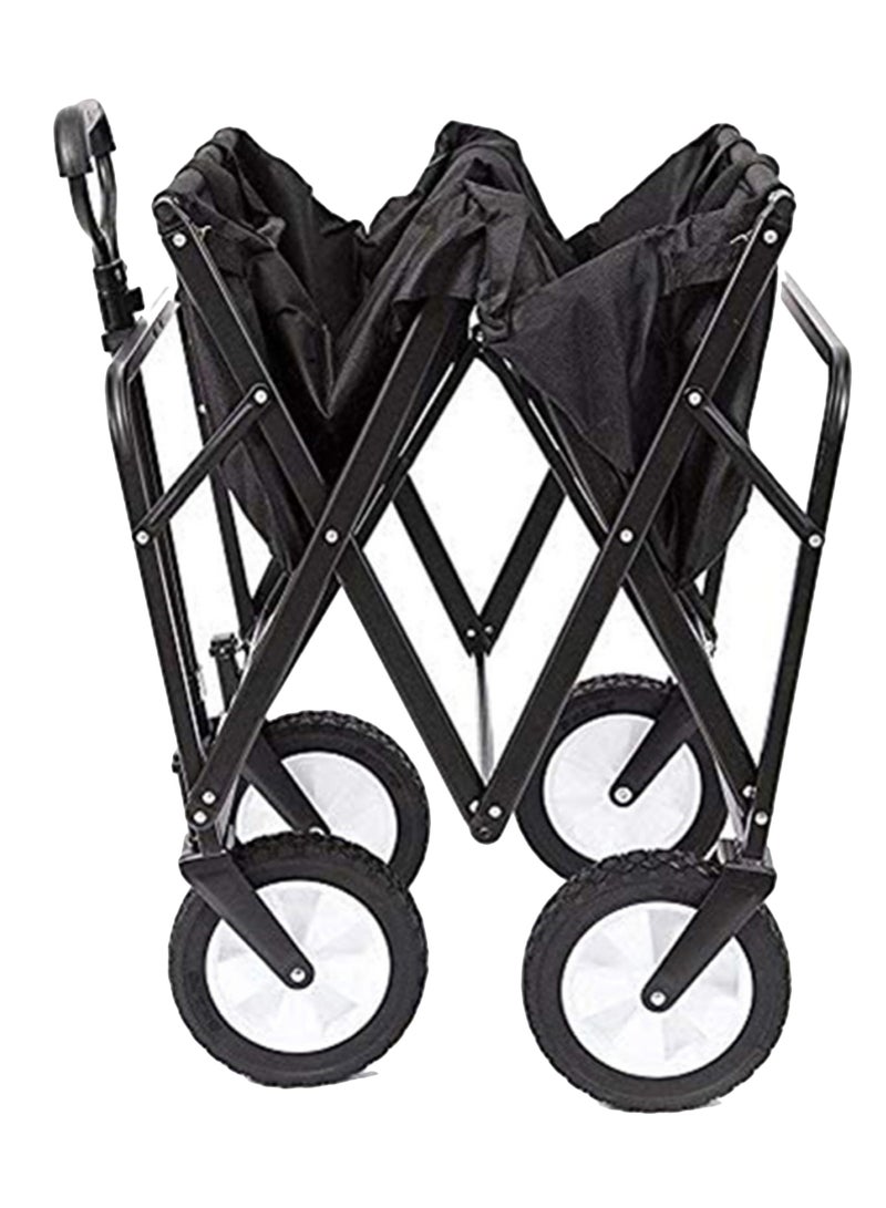 Foldable Heavy Duty Garden Cart Black