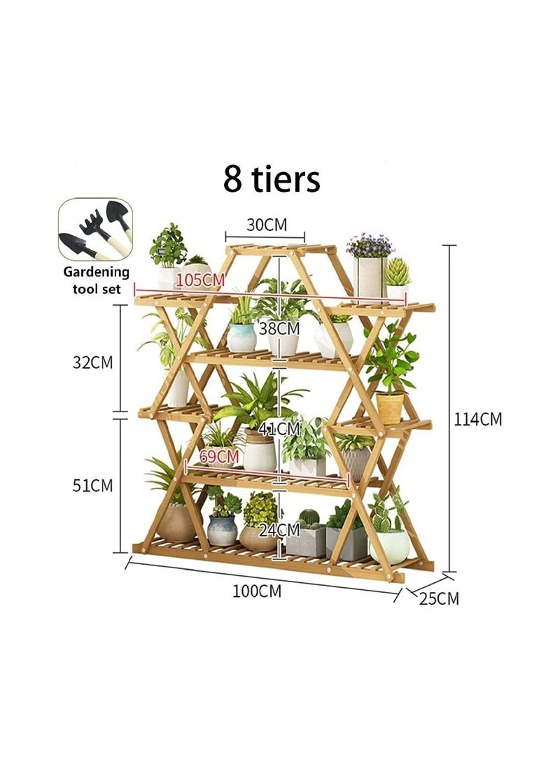 Bamboo Outdoor Flower Stand