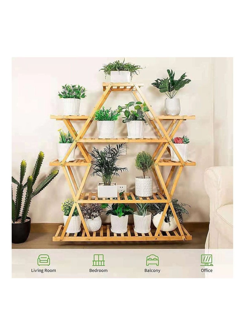Bamboo Outdoor Flower Stand