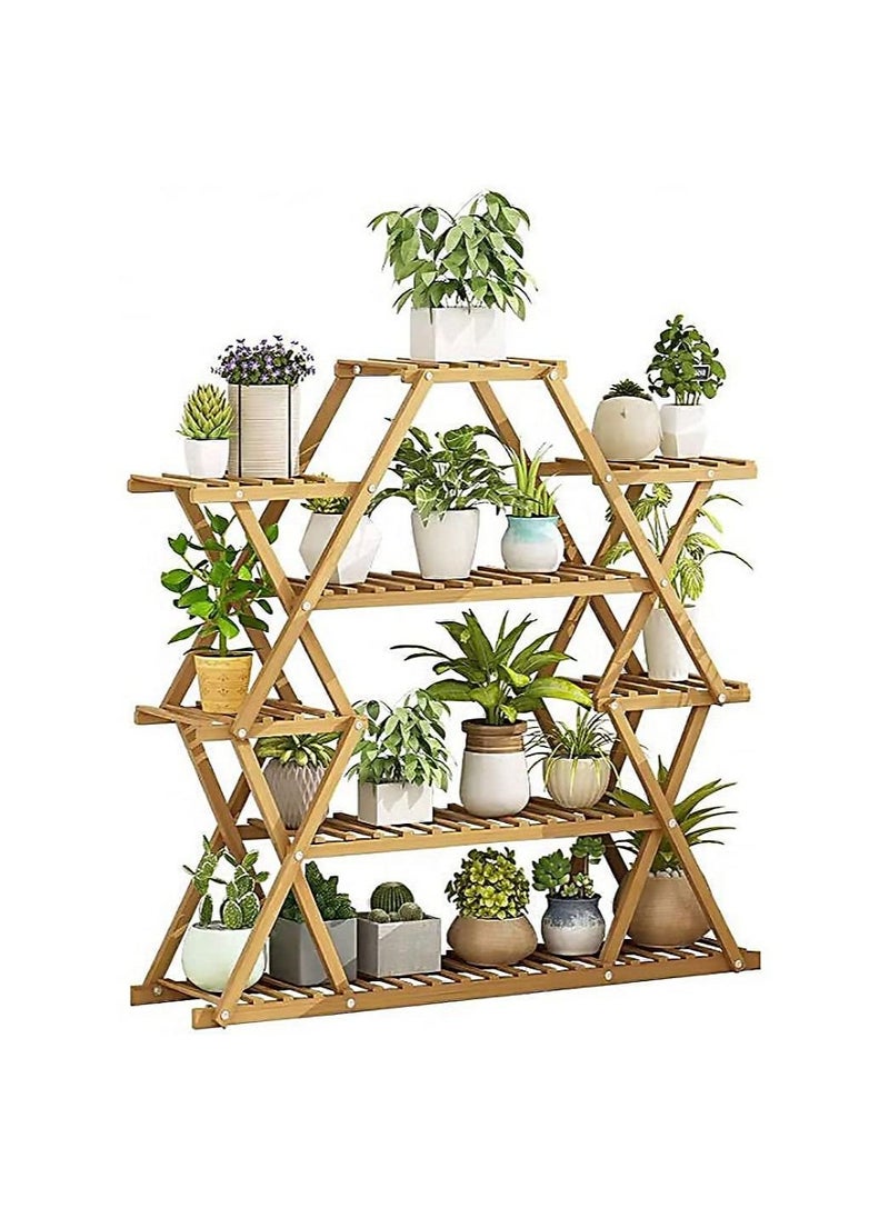 Bamboo Outdoor Flower Stand