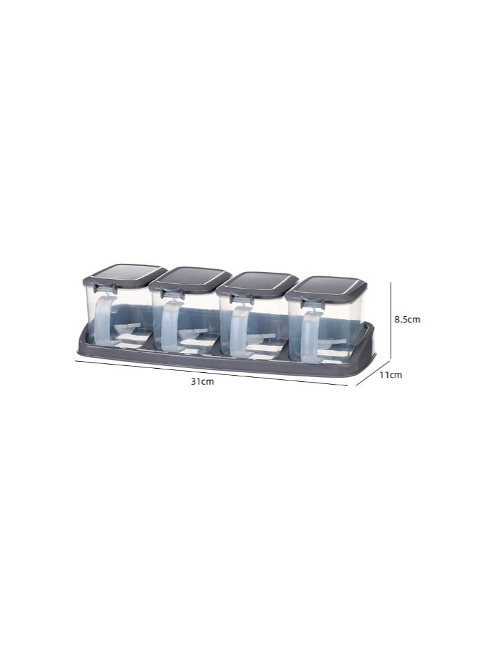 Independent Compartment Plastic Seasoning Box