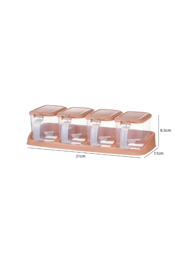 Independent Compartment Plastic Seasoning Box