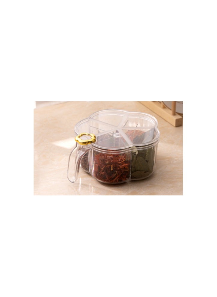 Household Kitchen Seasoning Jar Combination Set With Multiple Compartments