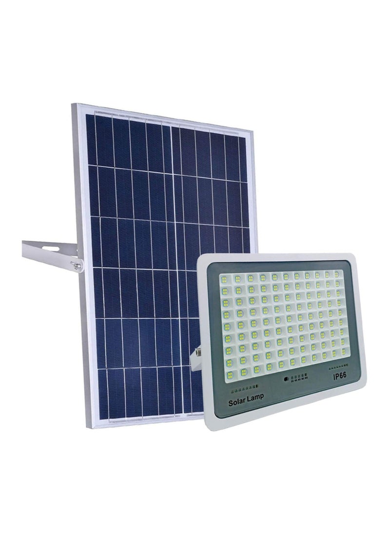 Solar Flood Light Outdoor Dusk to Dawn with Remote Control, Solar Street Lamp with Motion Sensor Built in for Garden, Paths, Warehouse, Playground, Stadium